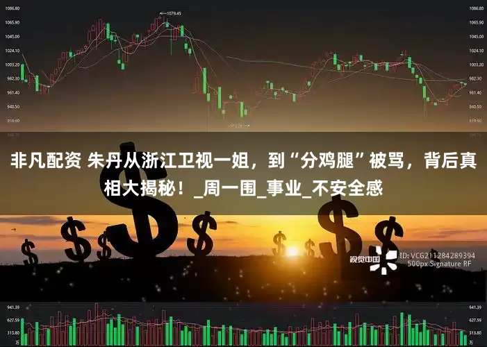 非凡配资 朱丹从浙江卫视一姐，到“分鸡腿”被骂，背后真相大揭秘！_周一围_事业_不安全感