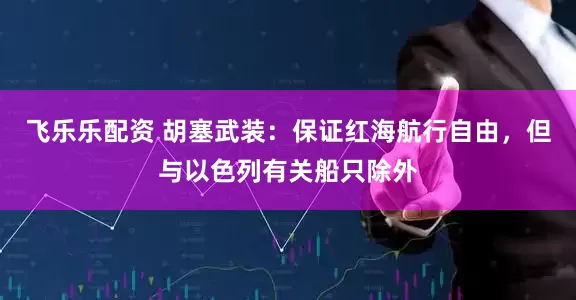 飞乐乐配资 胡塞武装：保证红海航行自由，但与以色列有关船只除外